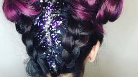 Glitter Hair Gets Bigger And Better In 2018