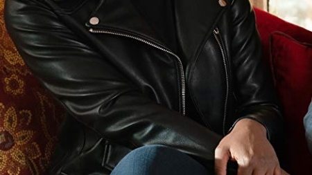 Copy Tika Sumpter’s Black Leather Jacket From “Nobody’s Fool”