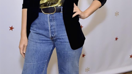 Copy Jessica Alba’s Metallic Camisole